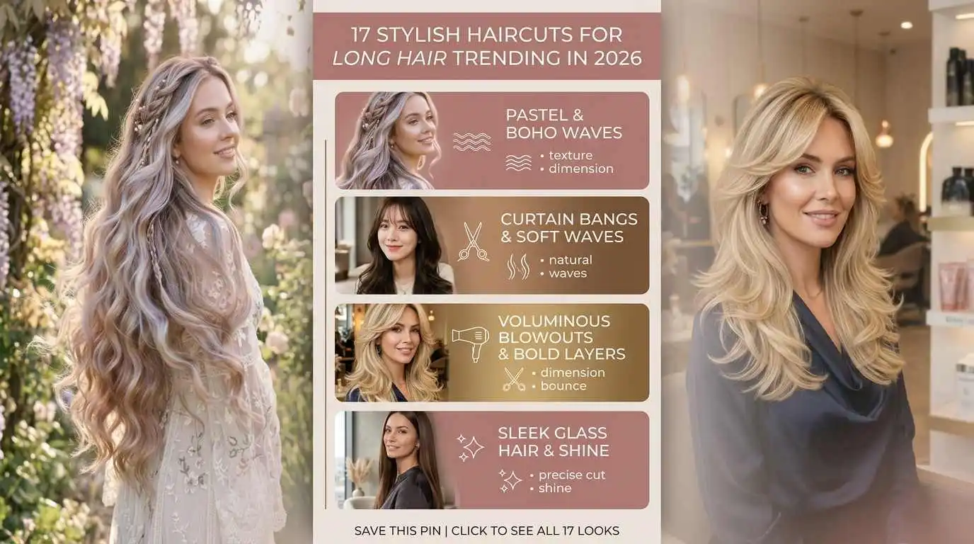Stylish Haircuts for Long Hair Trending in 2026