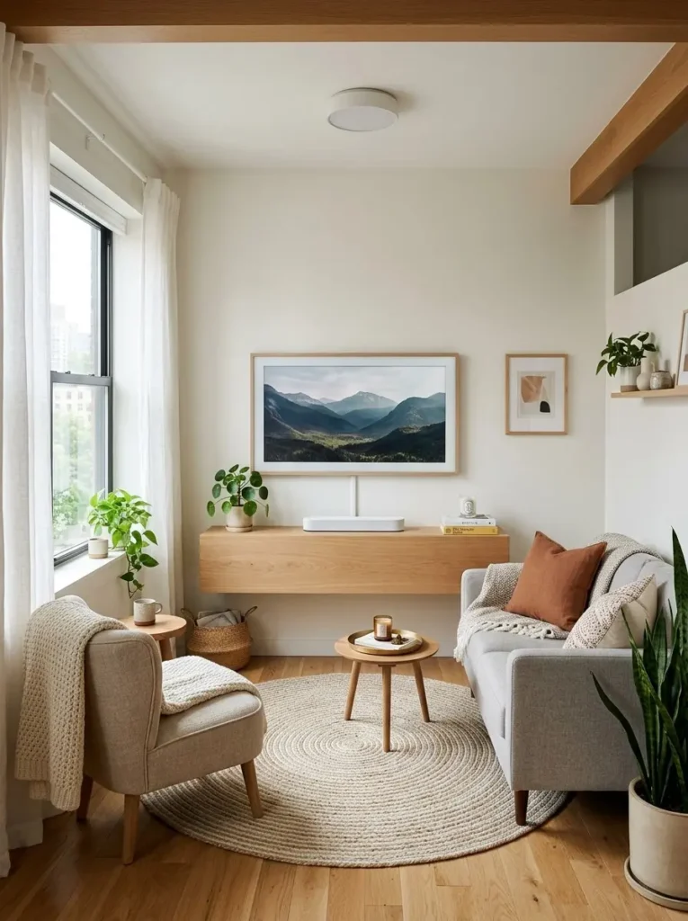 Wall-Mounted TV Layout
