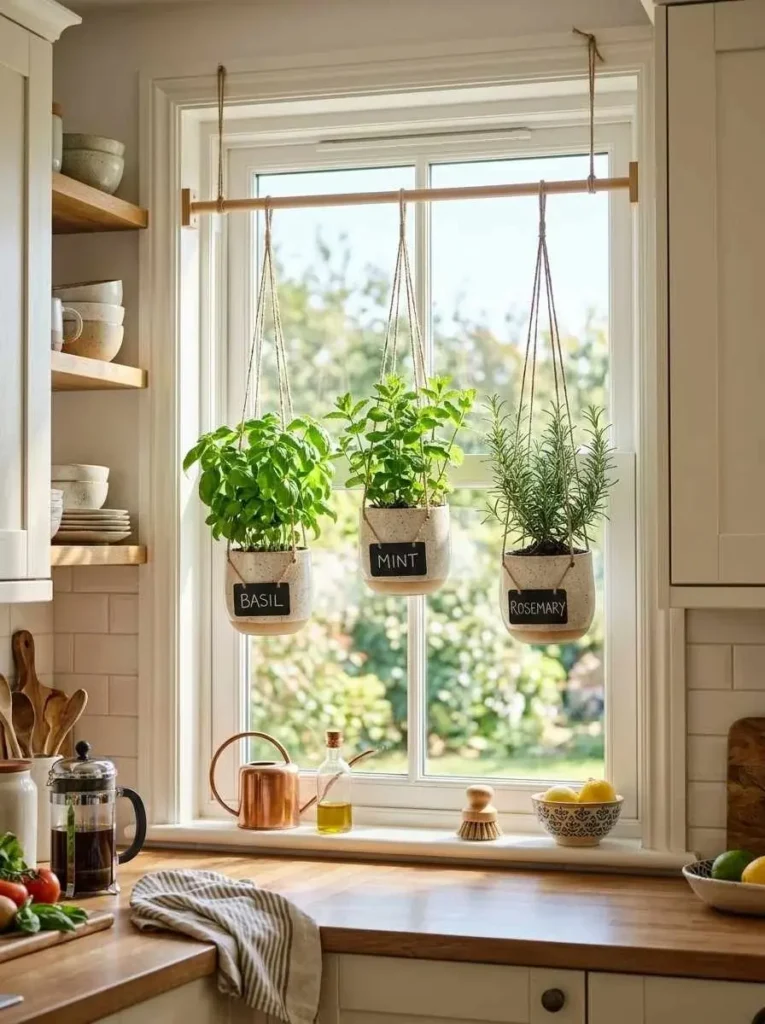 Window Hanging Herb Garden