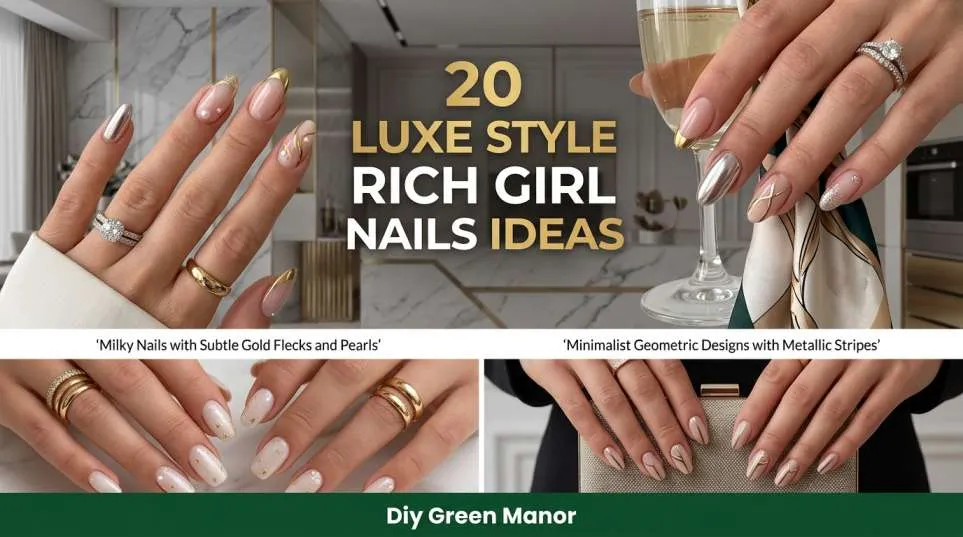20 Luxe Style Rich Girl Nail Ideas 2026
