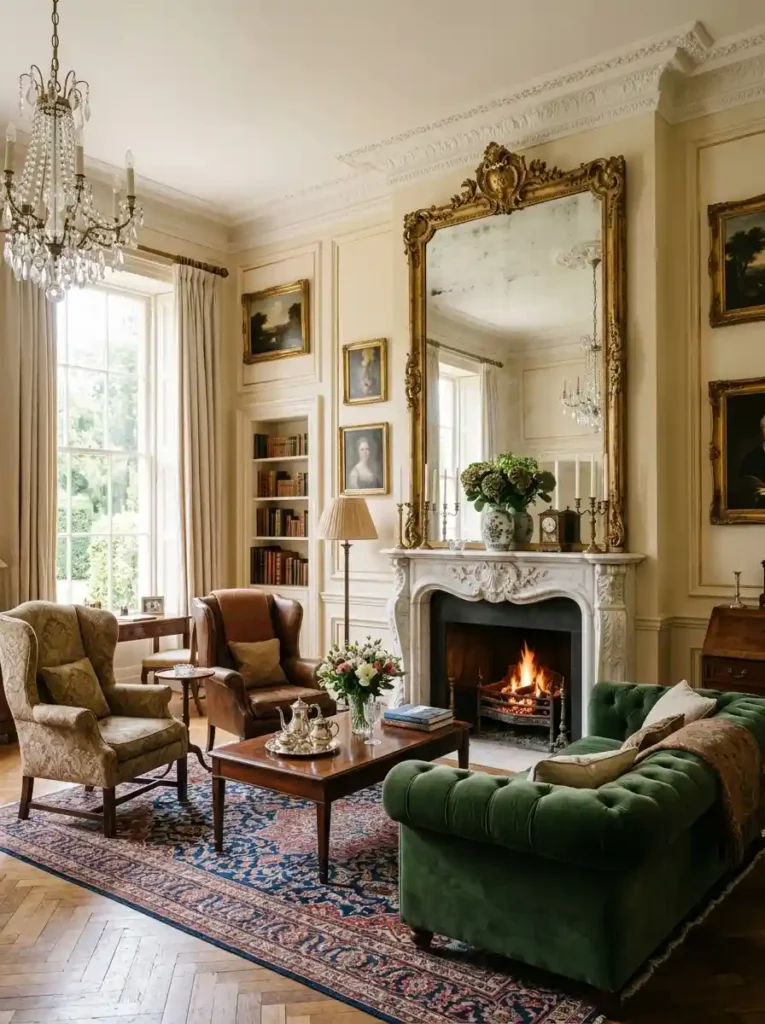 Antique Gold-Framed Mirrors