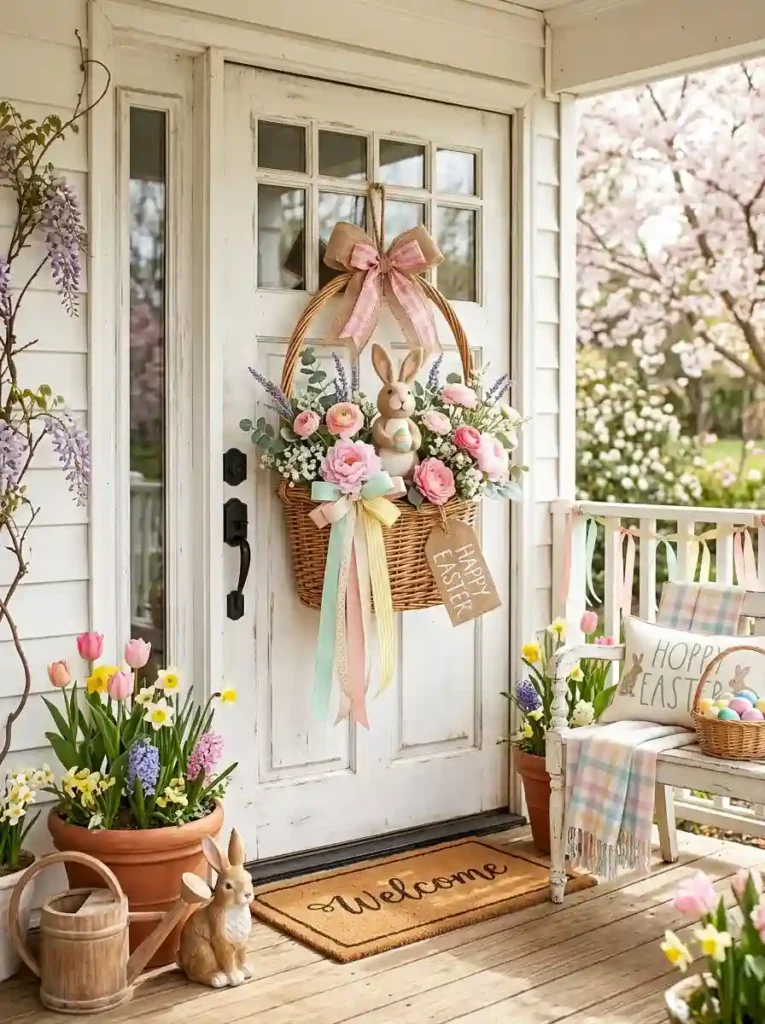 Bunny Basket Door Hanger