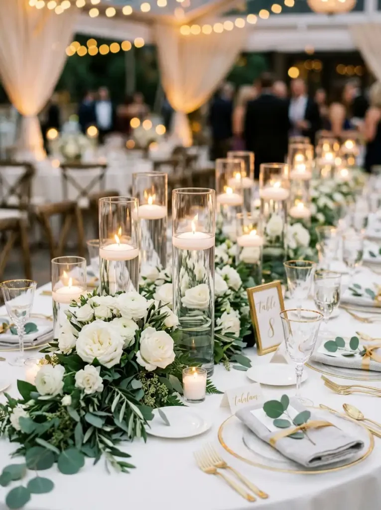  Romantic Floating Candle Centerpieces