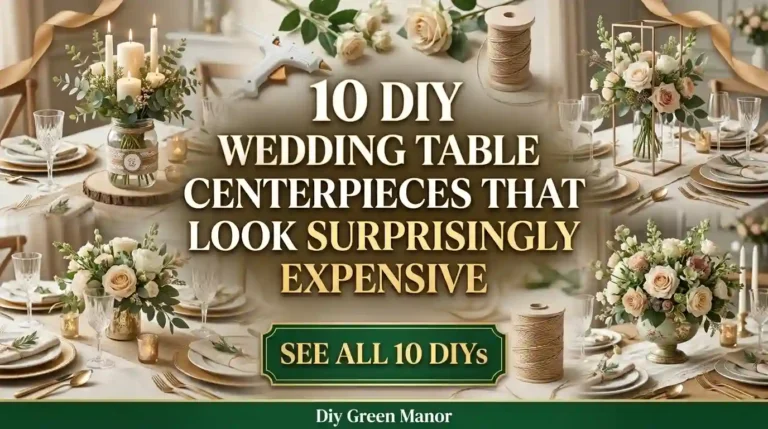 10 DIY Wedding Table Centerpieces That Look Surprisingly Expensive