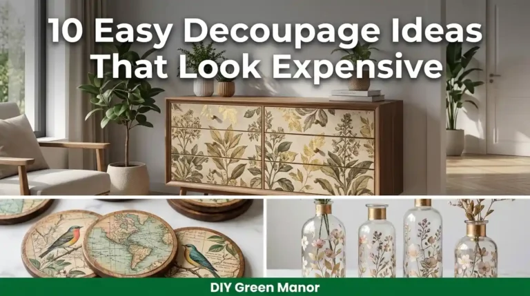 10 Easy Decoupage Ideas That Look Expensive