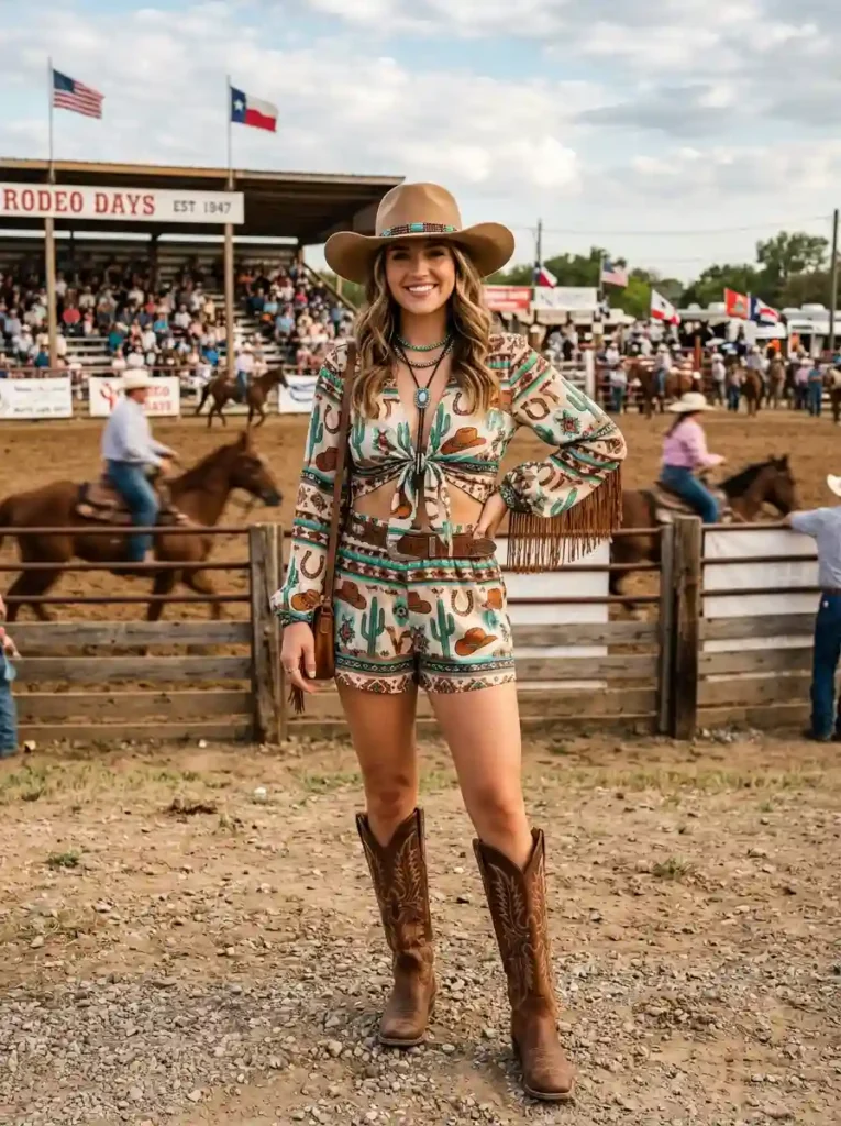 Matching Western Co-Ord Set