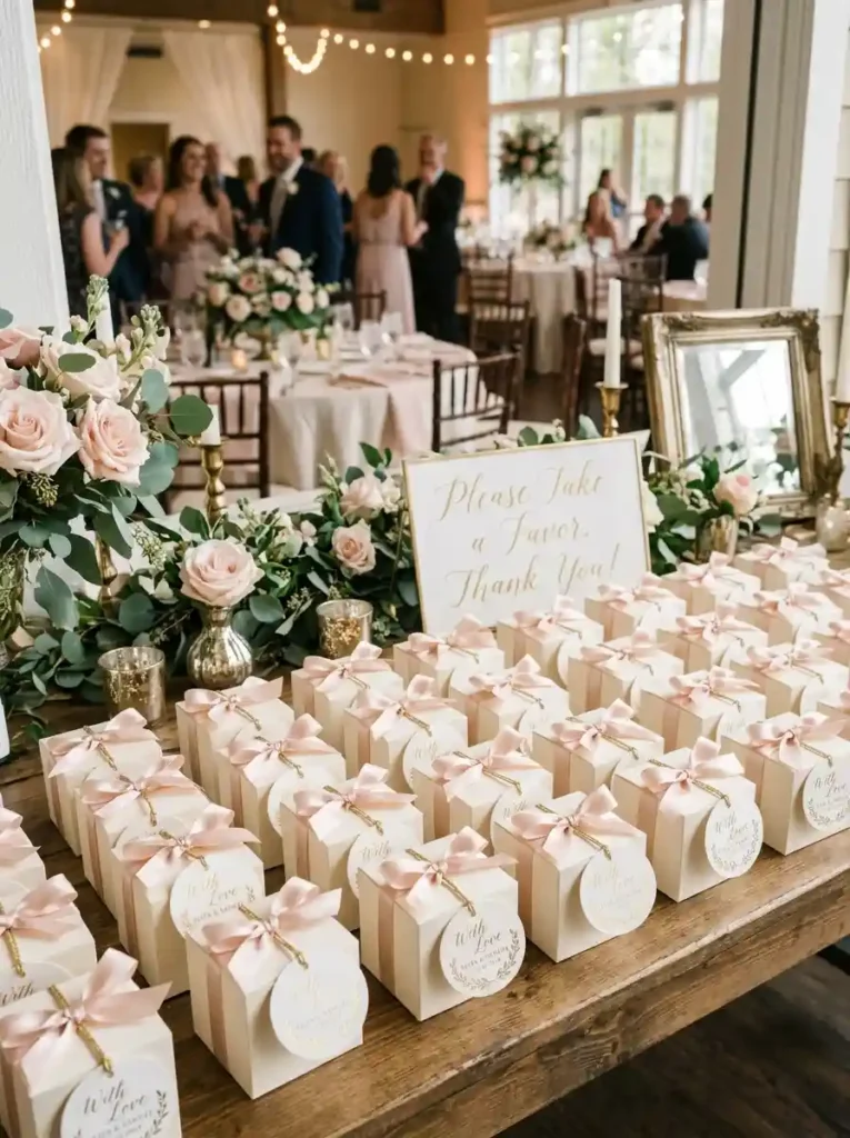 .Custom Wedding Favor Boxes