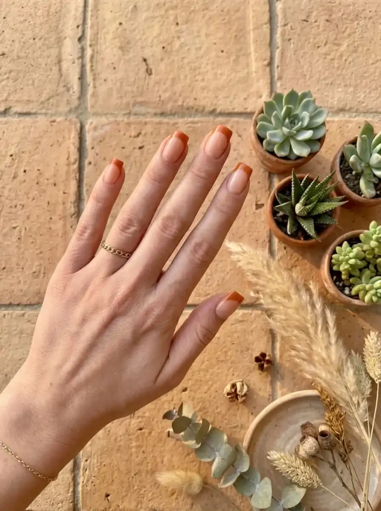 Terracotta French Tips