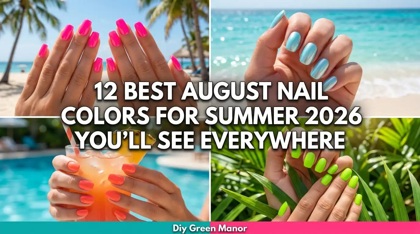 12 Best August Nail Colors for Summer 2026 You'll See Everywhere