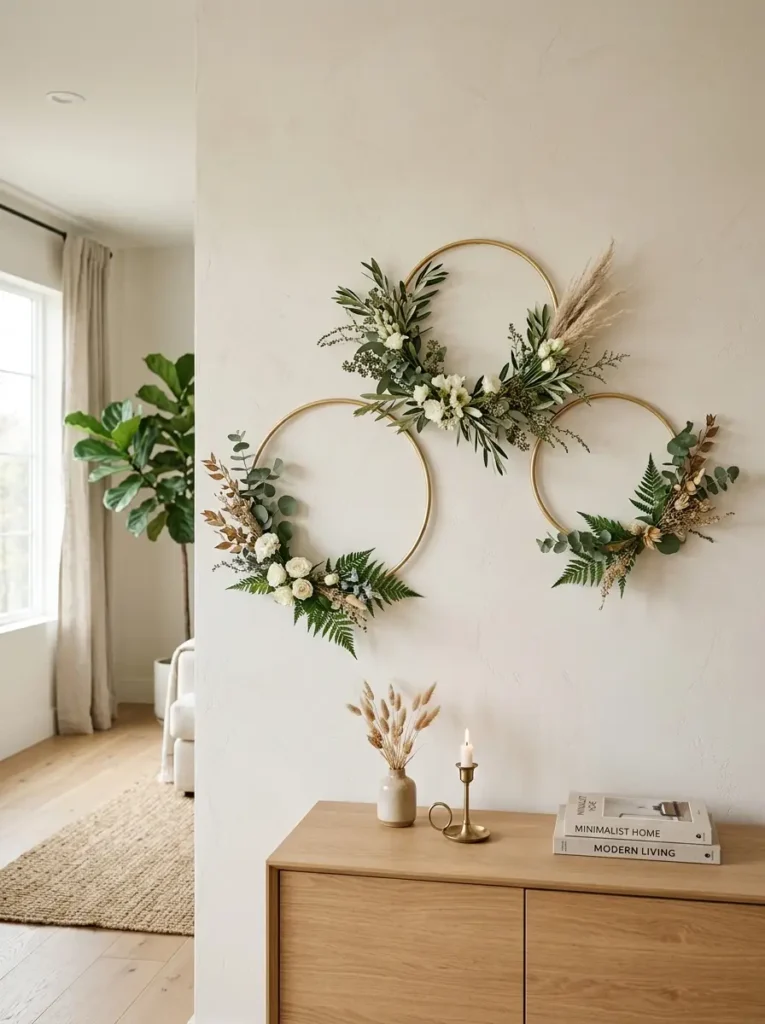 Minimalist Metal Ring Wall Decor