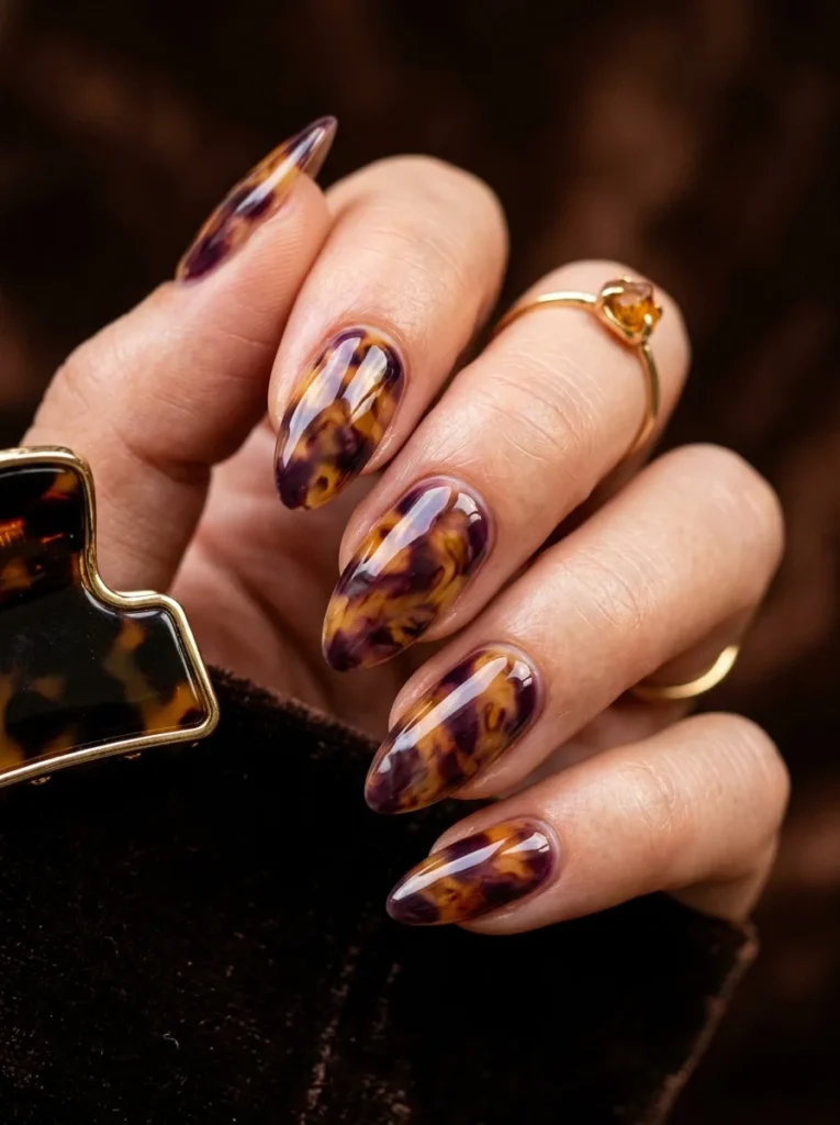 Plum Glazed Tortoiseshell