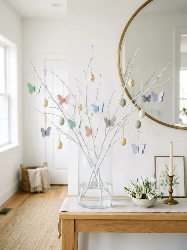 Pastel Painted Branch Display