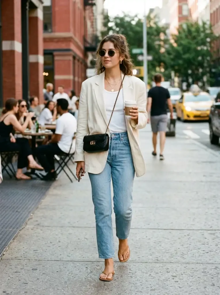 Lightweight Blazer and Denim