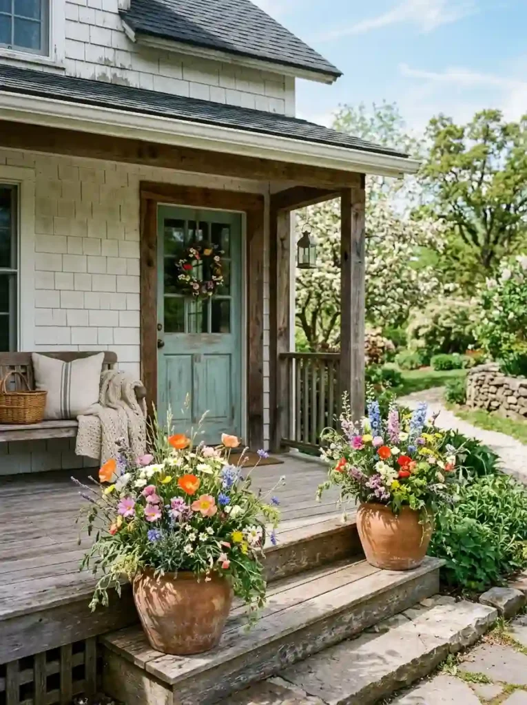 Wildflower Porch Planters