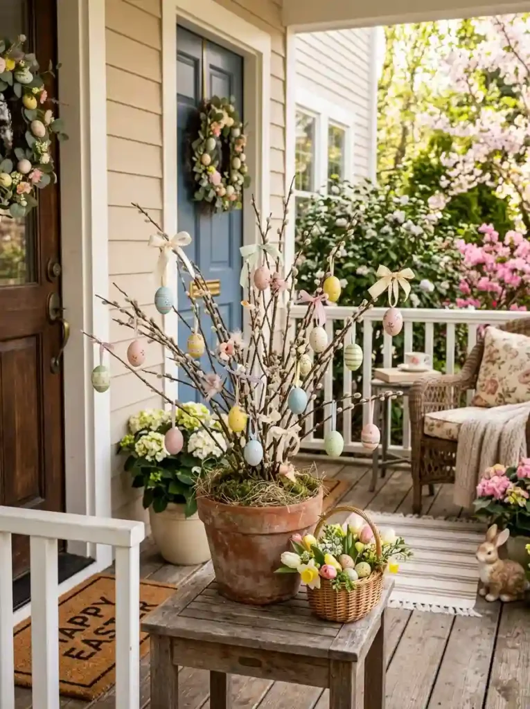 Easter Egg Basket Tower