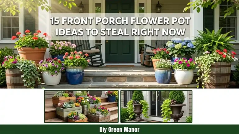 15 Front Porch Flower Pot Ideas To Steal Right Now