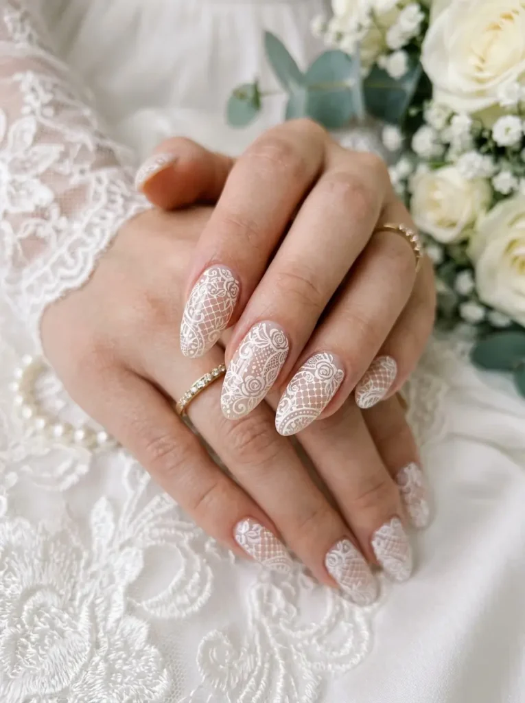 Lace Effect Nails