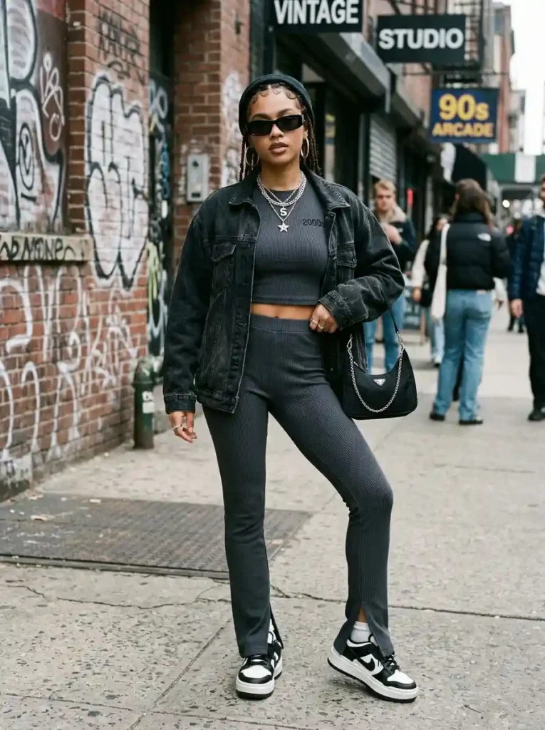Monochrome Baddie Set