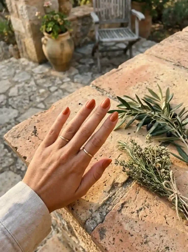 Terracotta Vacation Nails