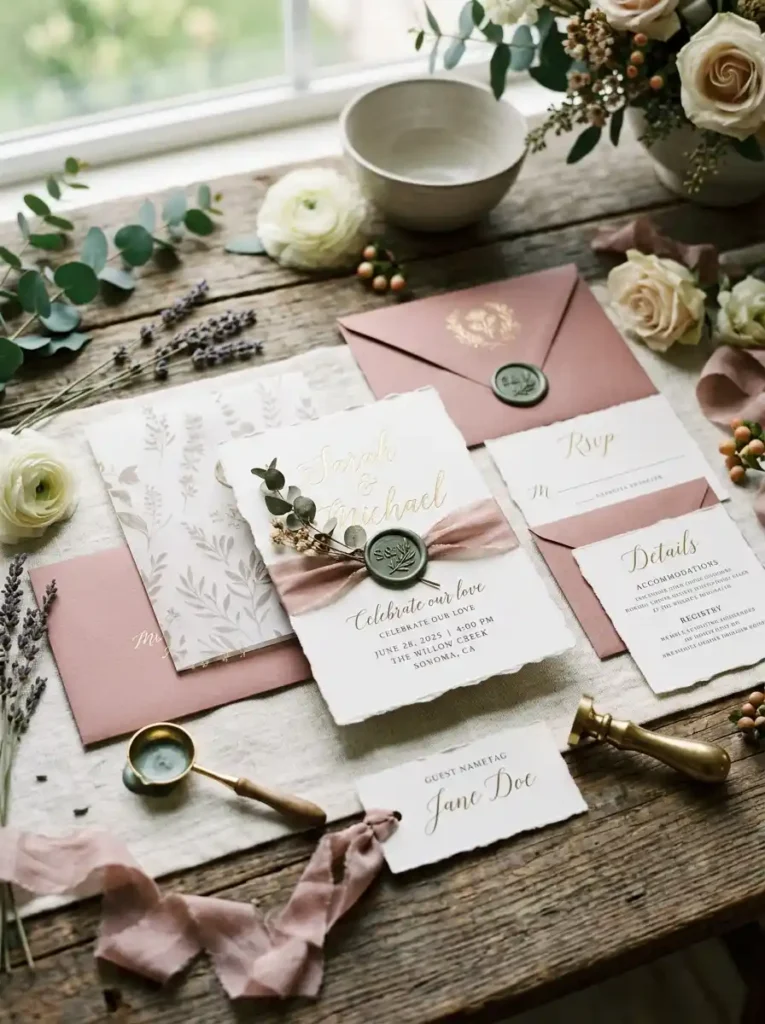 Wax Seal Invitation Embellishments