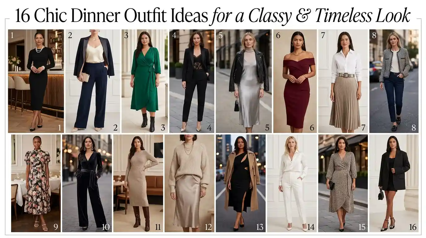 16 Chic Dinner Outfit Ideas for a Classy & Timeless Look