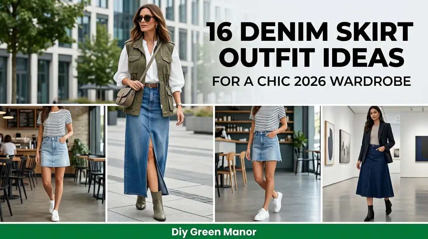 16 Denim Skirt Outfit Ideas for a Chic 2026 Wardrobe