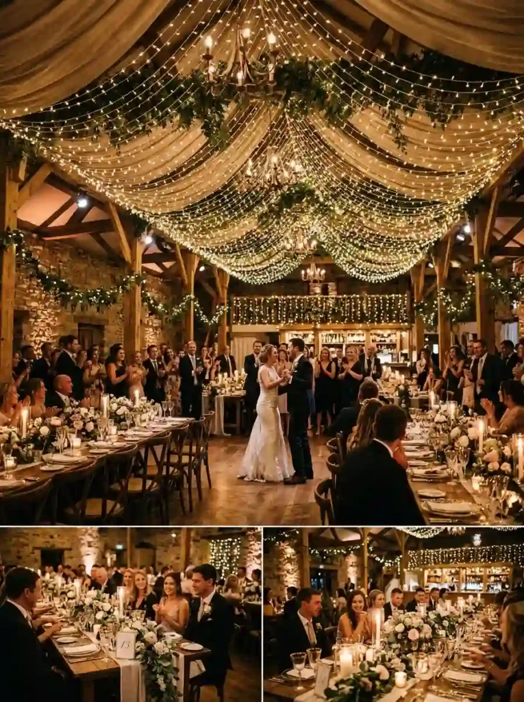 Fairy Light Canopy Ceiling Decor