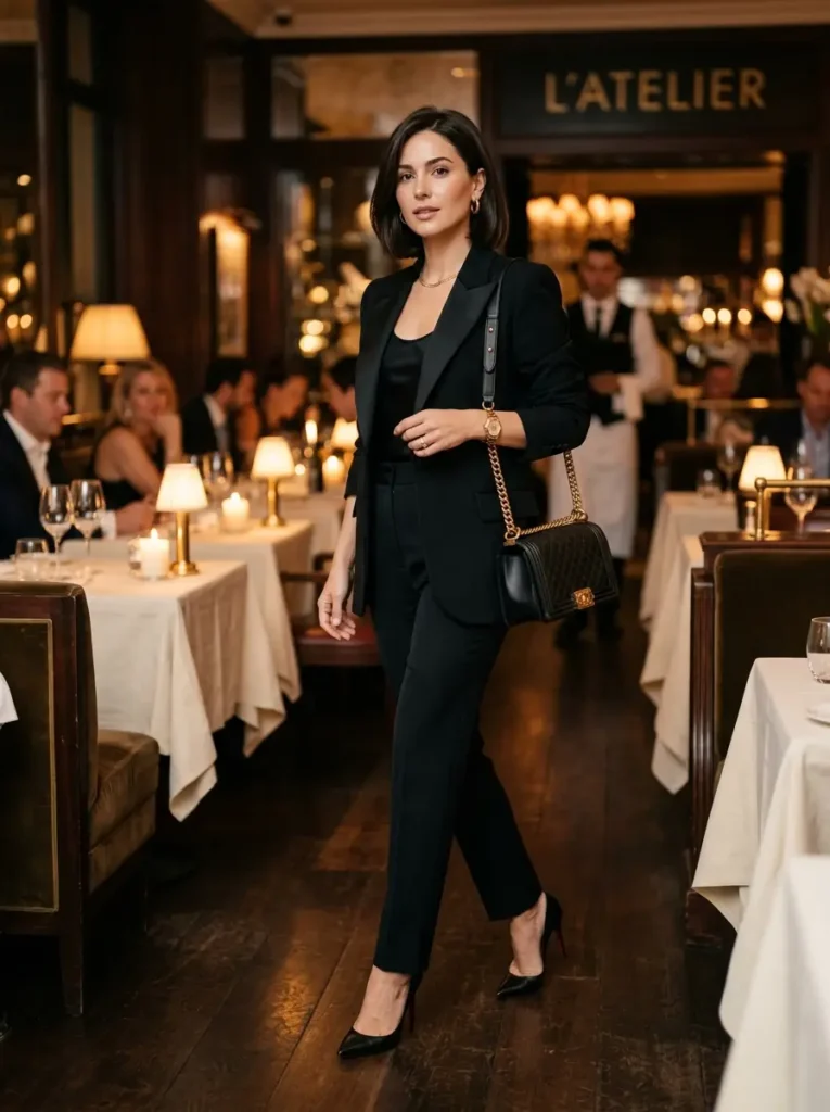 All-Black Luxe Ensemble
