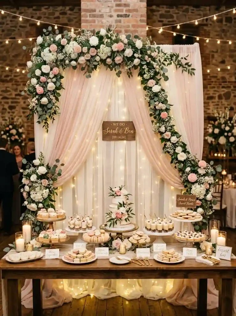 DIY Dessert Table Backdrop
