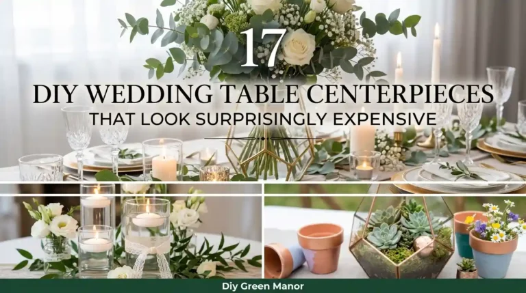 17 DIY Wedding Table Centerpieces That Look Surprisingly Expensive
