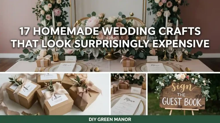 17 Homemade Wedding Crafts That Look Surprisingly Expensive