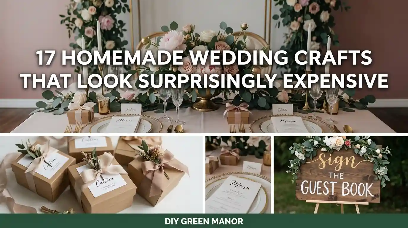 17 Homemade Wedding Crafts That Look Surprisingly Expensive