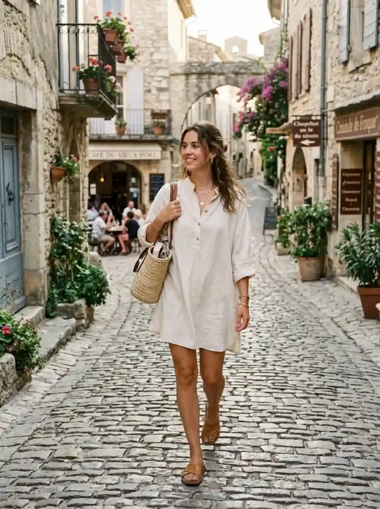 17.Oversized Shirt Dress