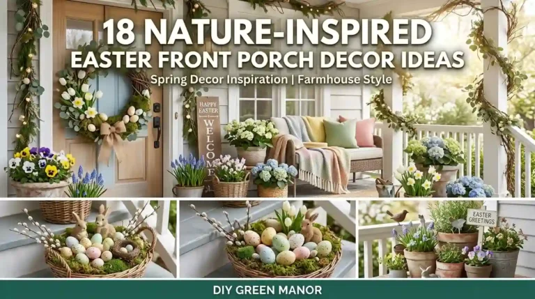 18 Nature-Inspired Easter Front Porch Decor Ideas