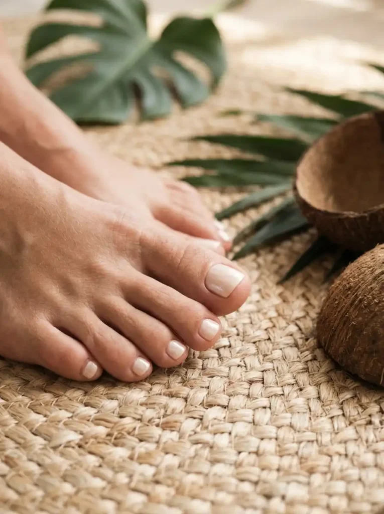 Coconut Cream Toes