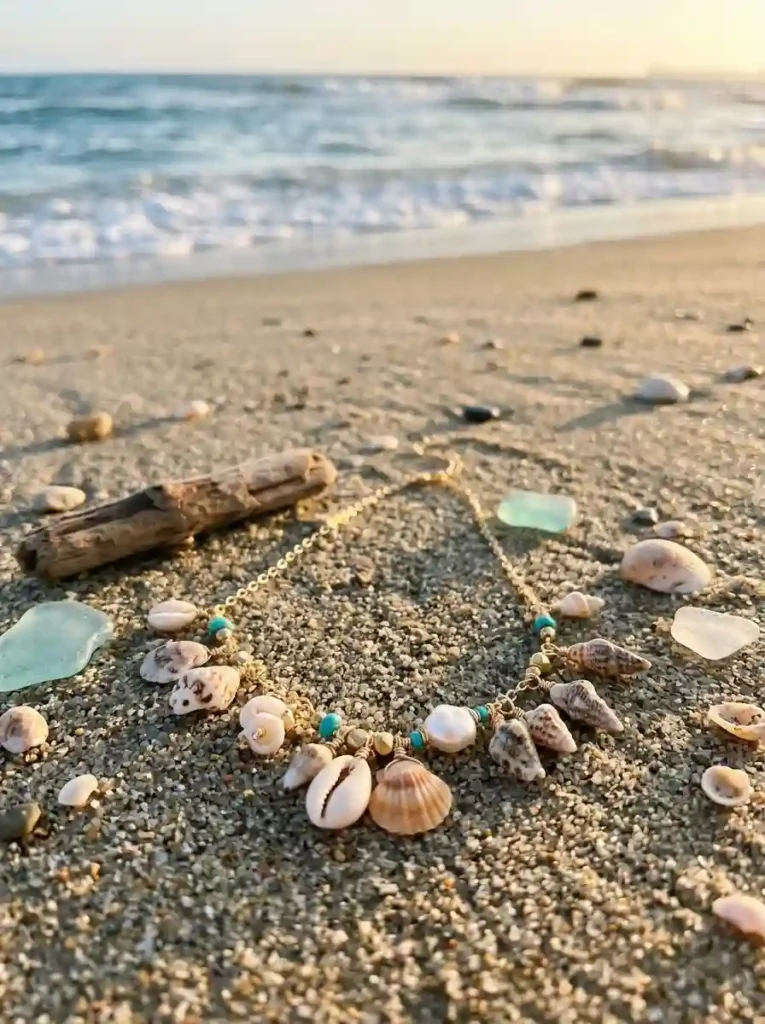 Seashell Statement Necklace