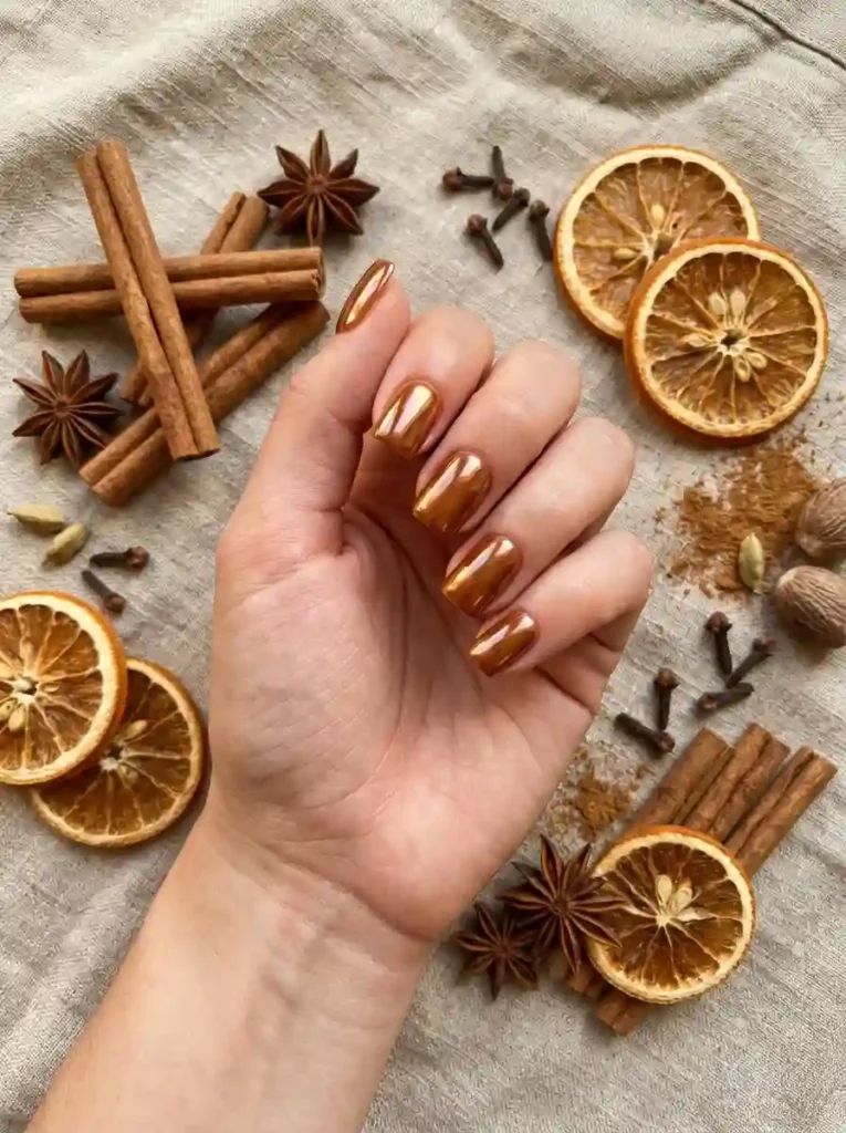 Caramel Glazed Nails