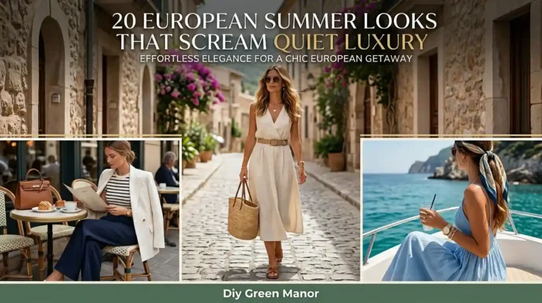 20 European Summer Looks That Scream Quiet Luxury