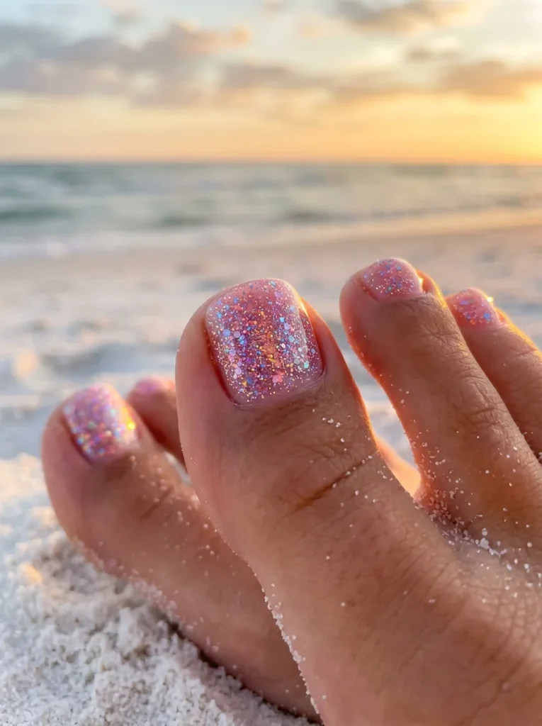 Glitter Jelly Toes