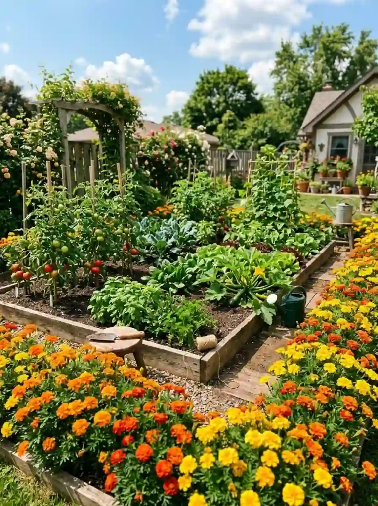 .Marigolds: Bright Blooms with Powerful Protection