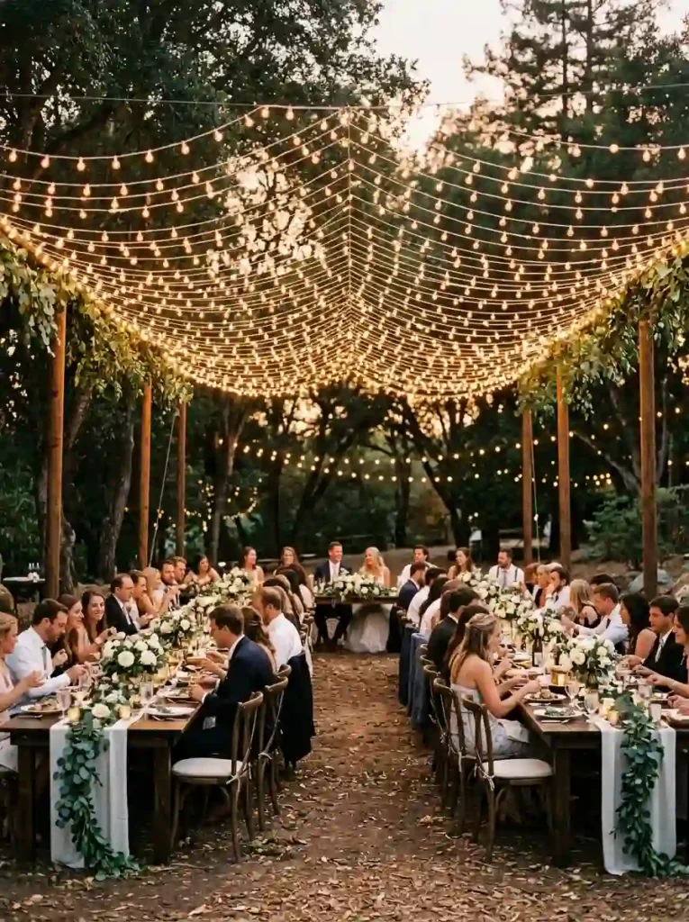 String Light Canopy