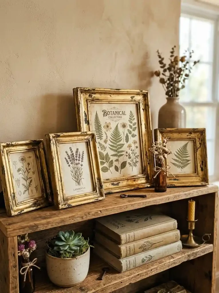  Antique-Inspired Decoupage Picture Frames