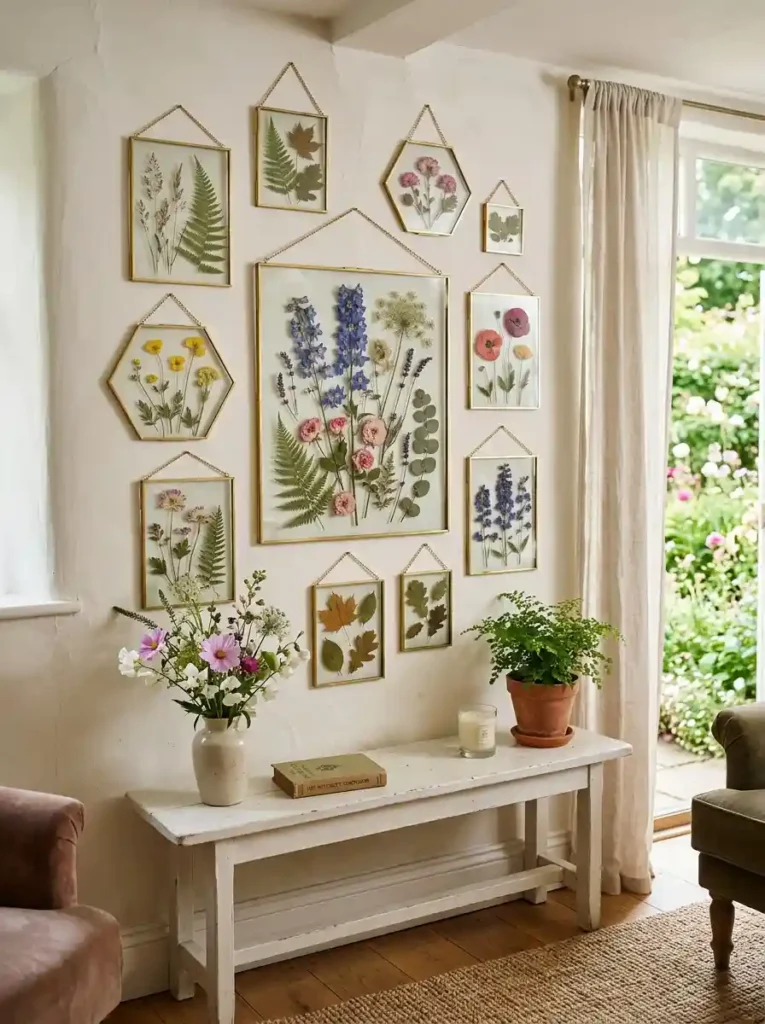 Framed Pressed Botanical Art