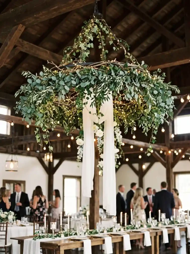  Hanging Greenery Chandelier