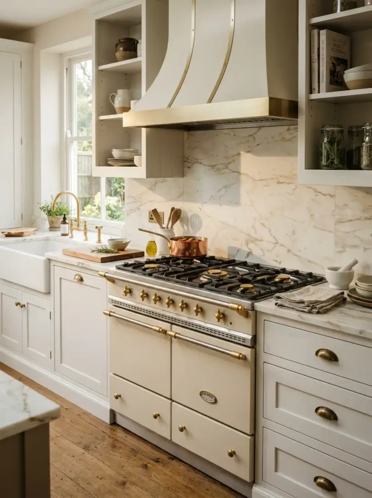  Professional-Style Range in White or Cream