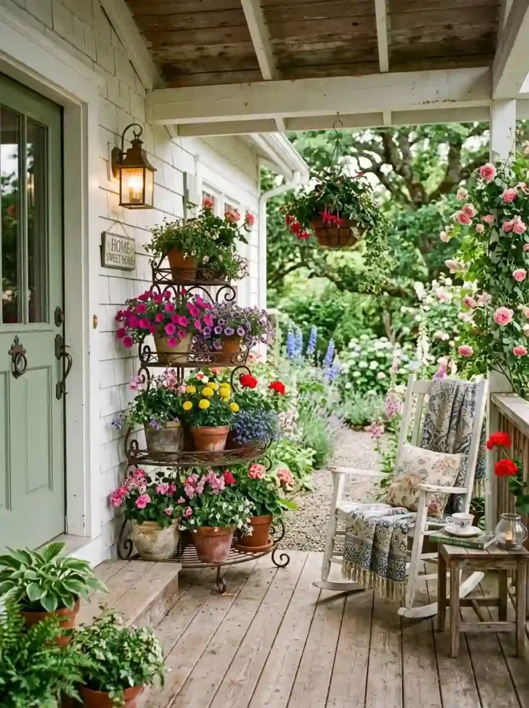 Tiered Flower Pot Display