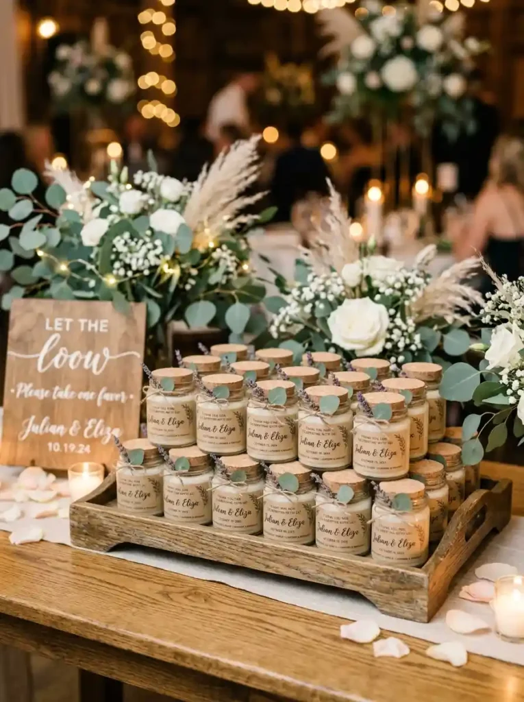 Personalized Candle Favors