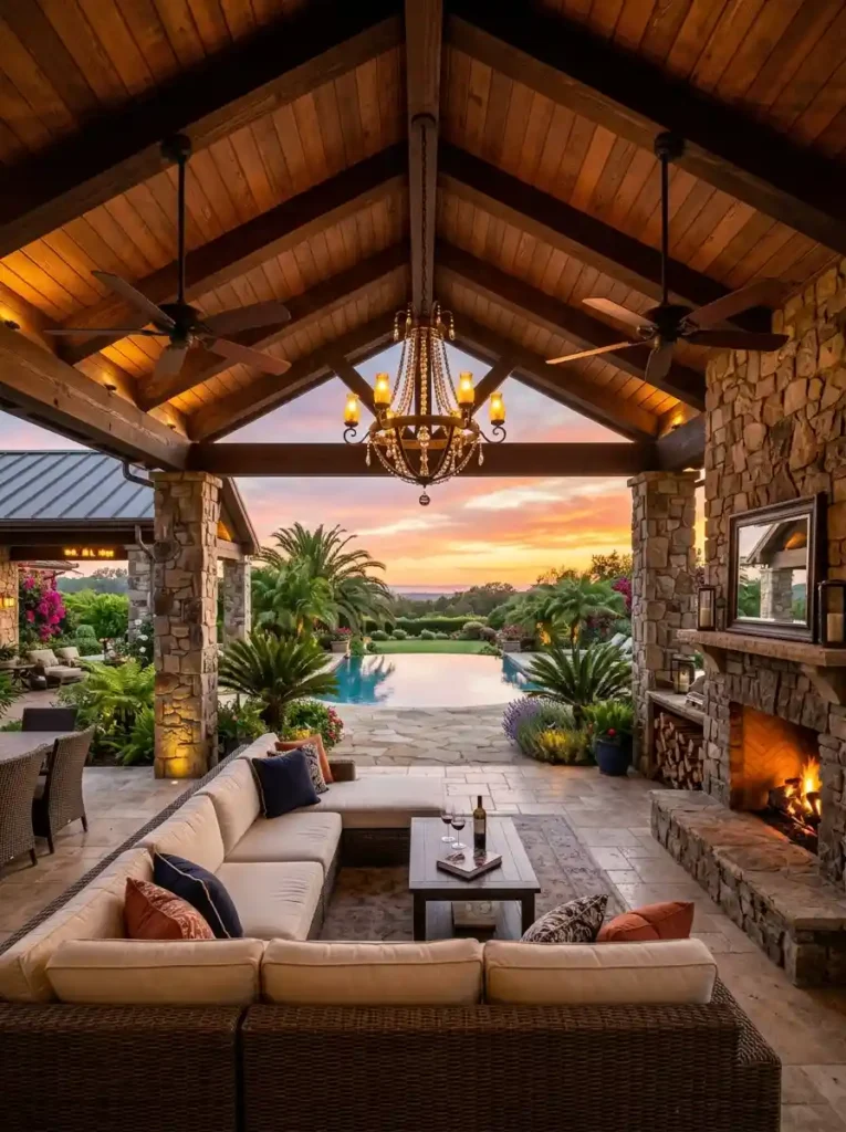  Outdoor Living Room Pavilion