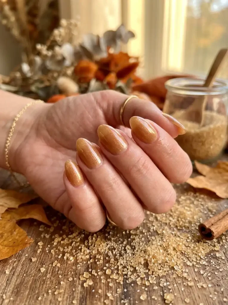 .Brown Sugar Glazed Nails