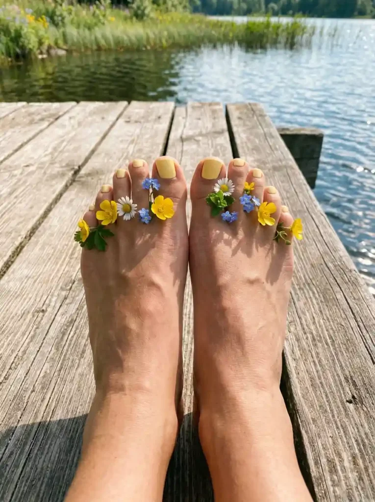 Butter Yellow Toes
